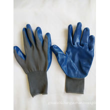 13G Polyester Shell Nitrile Coated Safety Work Gloves (N6013)